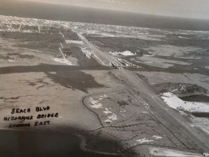Beach Blvd at McCormick Bridge, looking east